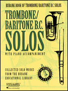 Rubank Book of Trombone/Baritone B.C. Solos Easy to Intermediate Level-P.O.P. cover